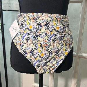 Vibrant Blue and Yellow Swimsuit Bottoms with Playful Charm
